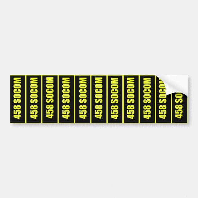 Autocollant De Voiture 458 SOCOM - Commandes de munitions (Devant)