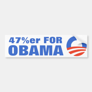 Autocollant De Voiture 47 pour cent pour Obama 2012