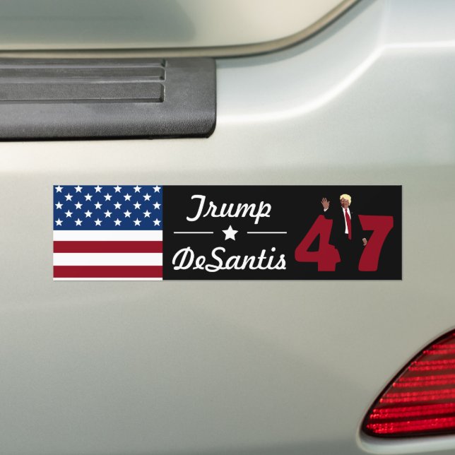 Autocollant De Voiture 47 Trump Desantis 2024 (En voiture)