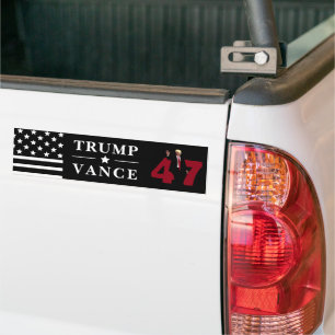 Autocollant De Voiture 47 Trump Vance 2024