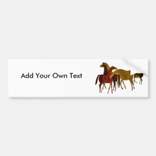 AUTOCOLLANT DE VOITURE 4-HORSES