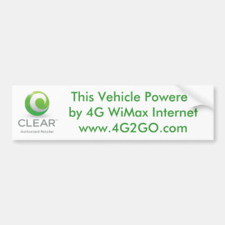 Autocollant De Voiture 4G2GO WiMax