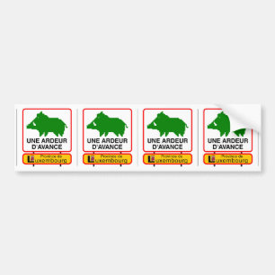 Autocollant De Voiture 4x Petit STICKER VOITURE - UNE ARDEUR D'AVANCE