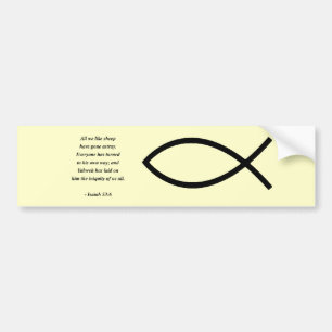 Autocollant De Voiture 53:6 d'ISAÏE