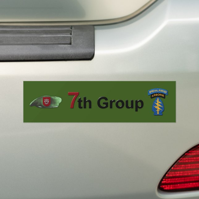 Autocollant De Voiture 7e Sticker pare-chocs pour vétérans du Groupe des  (En voiture)