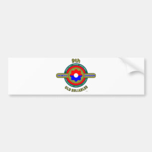 Autocollant De Voiture 9ème DIVISION d'INFANTERIE "VIEUX RELIABLES "