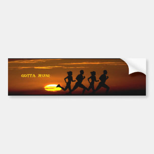 AUTOCOLLANT DE VOITURE A OBTENU DE COURIR !  XC ADHÉSIF POUR PARE-CHOCS