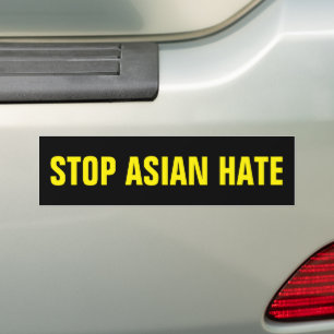 Autocollant De Voiture AAPI Stop Asian Hate