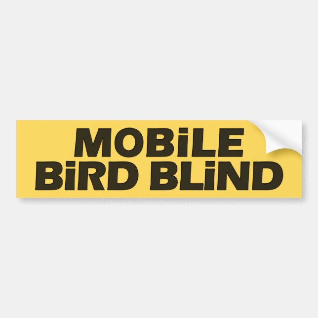Autocollant De Voiture Abat-jour mobiles d'oiseau (Devant)