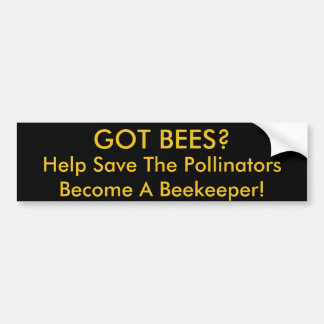 Autocollant De Voiture Abeilles obtenues ? Adhésif pour pare-chocs