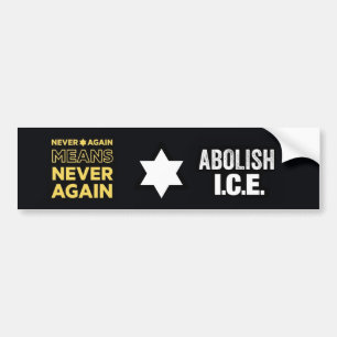 Autocollant De Voiture Abolish I.C.E.