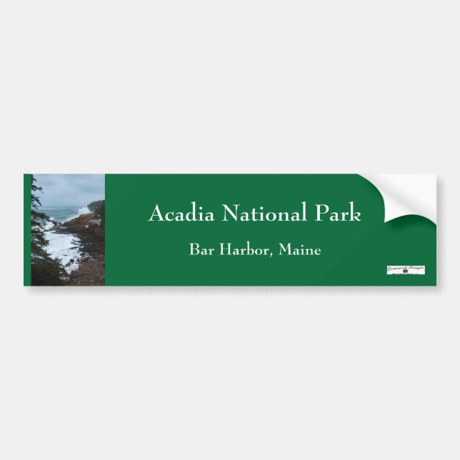 Autocollant De Voiture Acadia Bumpersticker - 1 (Devant)