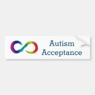 Autocollant De Voiture Acceptation de l'autisme