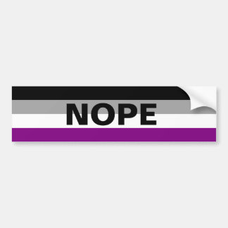 Autocollant De Voiture Ace "NOPE"