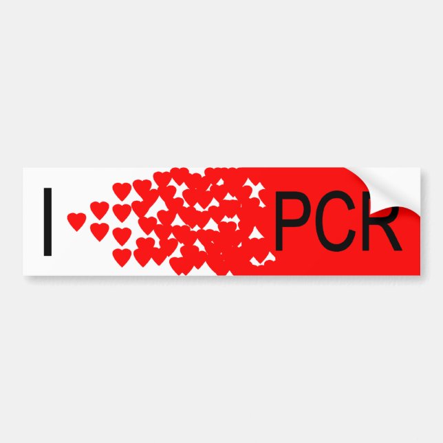 Autocollant De Voiture ACP du coeur I (Devant)