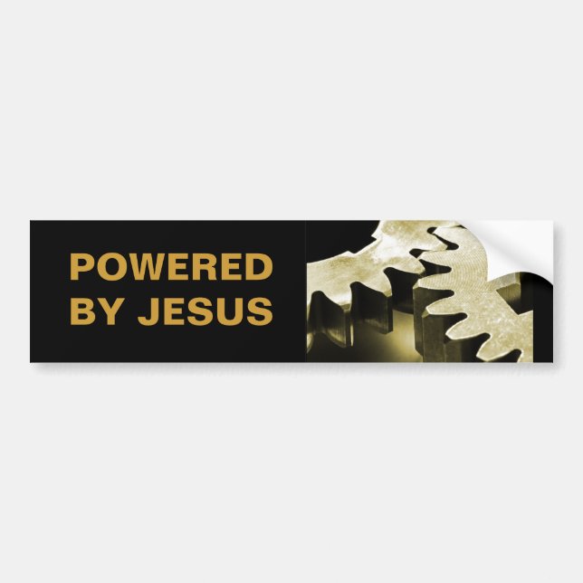 Autocollant De Voiture Actionné par Jésus (Devant)