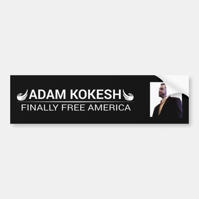 Autocollant De Voiture Adam Kokesh Libertarian 2020 (Devant)