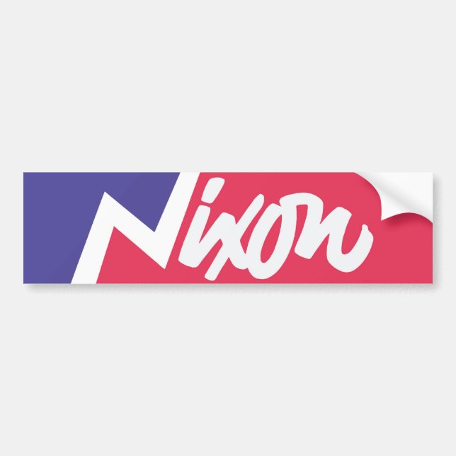 Autocollant De Voiture Adhésif pour pare-chocs 1968 de Richard Nixon de (Devant)