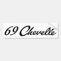 Adhésif pour pare-chocs 1969 de Chevelle