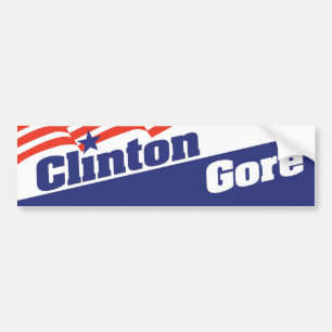 Autocollant De Voiture Adhésif pour pare-chocs 1992 de Bill Clinton Al
