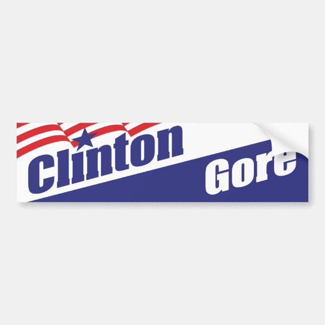 Autocollant De Voiture Adhésif pour pare-chocs 1992 de Clinton (Devant)
