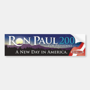 Autocollant De Voiture Adhésif pour pare-chocs 2008 de Ron Paul