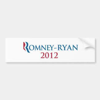 Autocollant De Voiture Adhésif pour pare-chocs 2012 de Romney/Ryan