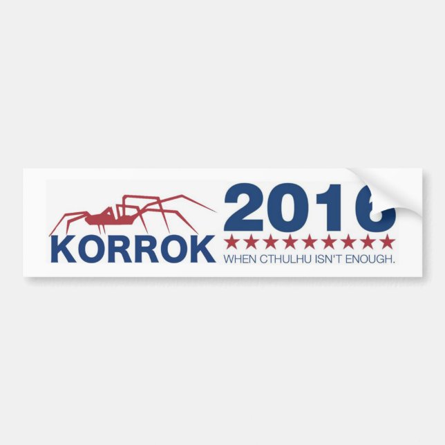 Autocollant De Voiture Adhésif pour pare-chocs 2016 de Korrok (Devant)