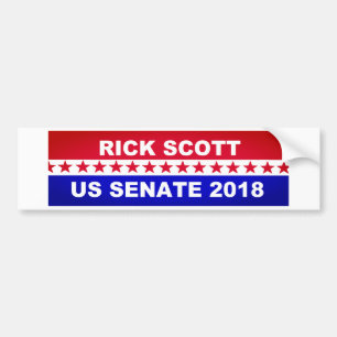 Autocollant De Voiture Adhésif pour pare-chocs 2018 de Rick Scott