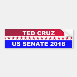 Autocollant De Voiture Adhésif pour pare-chocs 2018 de sénat de Ted Cruz