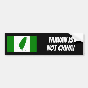 Autocollant De Voiture Adhésif pour pare-chocs 2 de drapeau de Taïwan