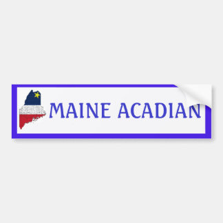 Autocollant De Voiture Adhésif pour pare-chocs acadien du Maine
