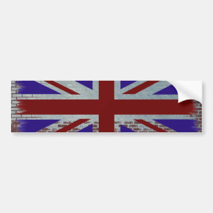 Autocollant De Voiture Adhésif pour pare-chocs affligé d'Union Jack