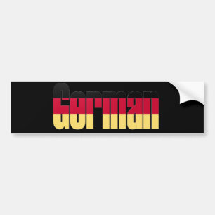 Autocollant De Voiture Adhésif pour pare-chocs allemand de drapeau