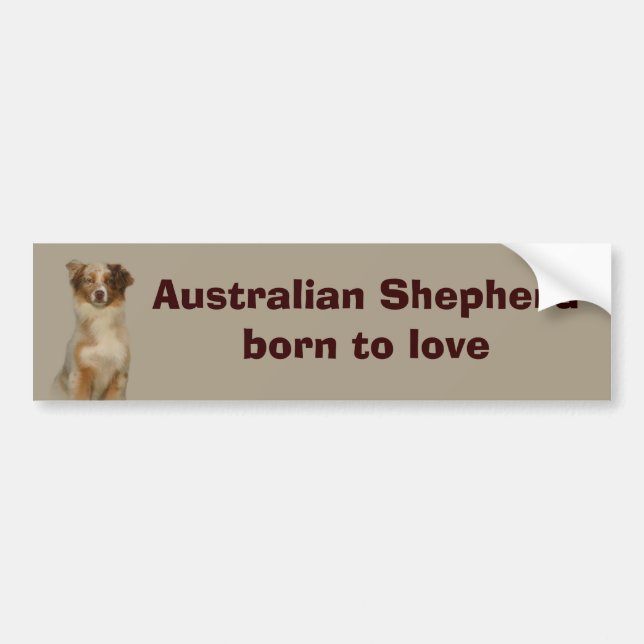 Autocollant De Voiture Adhésif pour pare-chocs australien de rouge de (Devant)