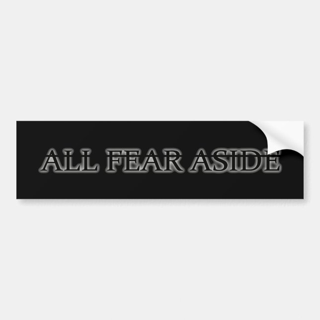 Autocollant De Voiture Adhésif pour pare-chocs blanc de logo (Devant)