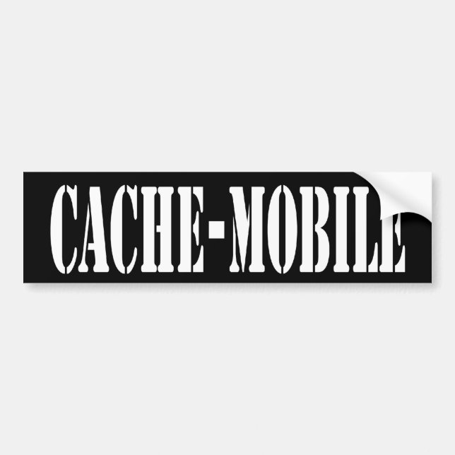 Autocollant De Voiture Adhésif pour pare-chocs Cachette-Mobile (Devant)