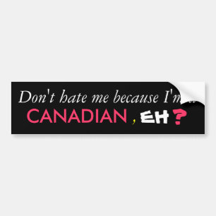 Autocollant De Voiture Adhésif pour pare-chocs CANADIEN