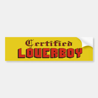 Autocollant De Voiture Adhésif pour pare-chocs certifié de Loverboy