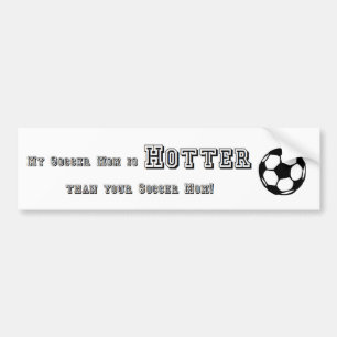 Autocollant De Voiture Adhésif pour pare-chocs chaud de maman du footbal