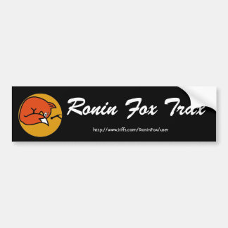 Autocollant De Voiture Adhésif pour pare-chocs classique de logo de Fox