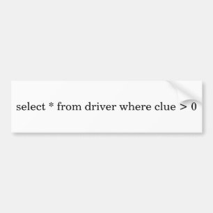 Autocollant De Voiture Adhésif pour pare-chocs confus de conducteur