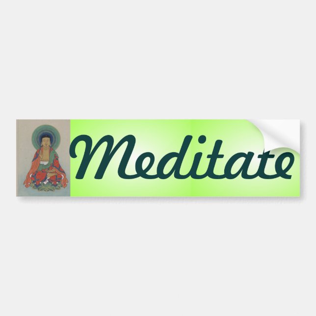 Autocollant De Voiture Adhésif pour pare-chocs curatif de Bouddha (Devant)