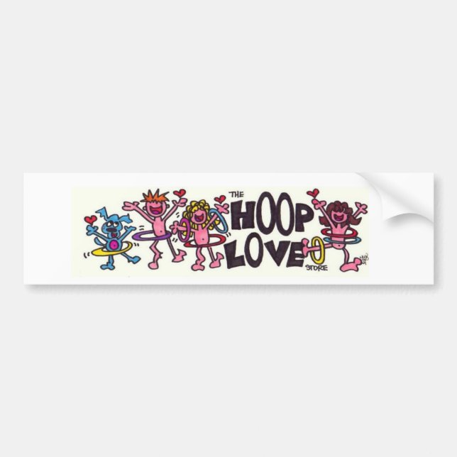 Autocollant De Voiture Adhésif pour pare-chocs d'amour de cercle (Devant)