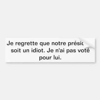 Autocollant De Voiture Adhésif pour pare-chocs d'Anti-Atout
