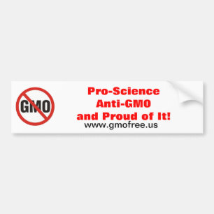 Autocollant De Voiture Adhésif pour pare-chocs d'Anti-GMO de la