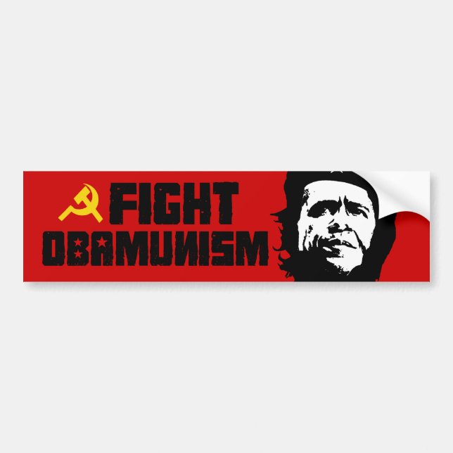 Autocollant De Voiture Adhésif pour pare-chocs d'Anti-Obama (Devant)