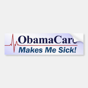 Autocollant De Voiture Adhésif pour pare-chocs d'Anti-Obama