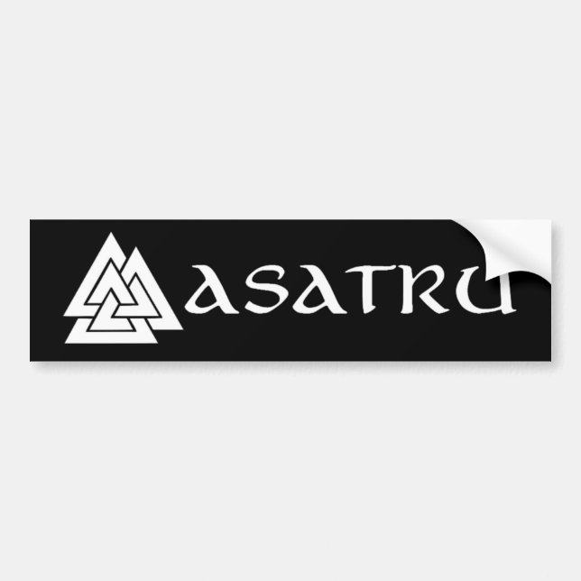 Autocollant De Voiture Adhésif pour pare-chocs d'Asatru (Devant)