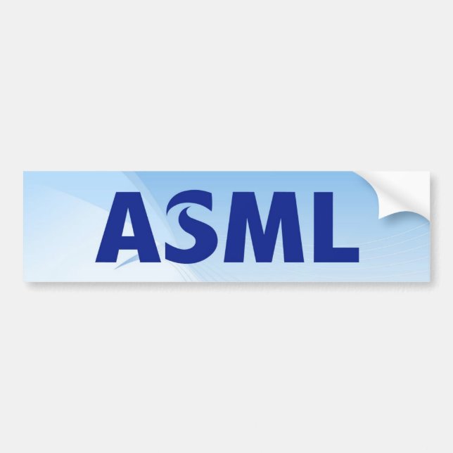 Autocollant De Voiture Adhésif pour pare-chocs d'ASML (Devant)